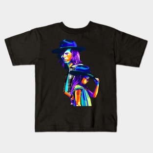 Carl & Judith Grimes WPAP Pop Art Colourful Kids T-Shirt